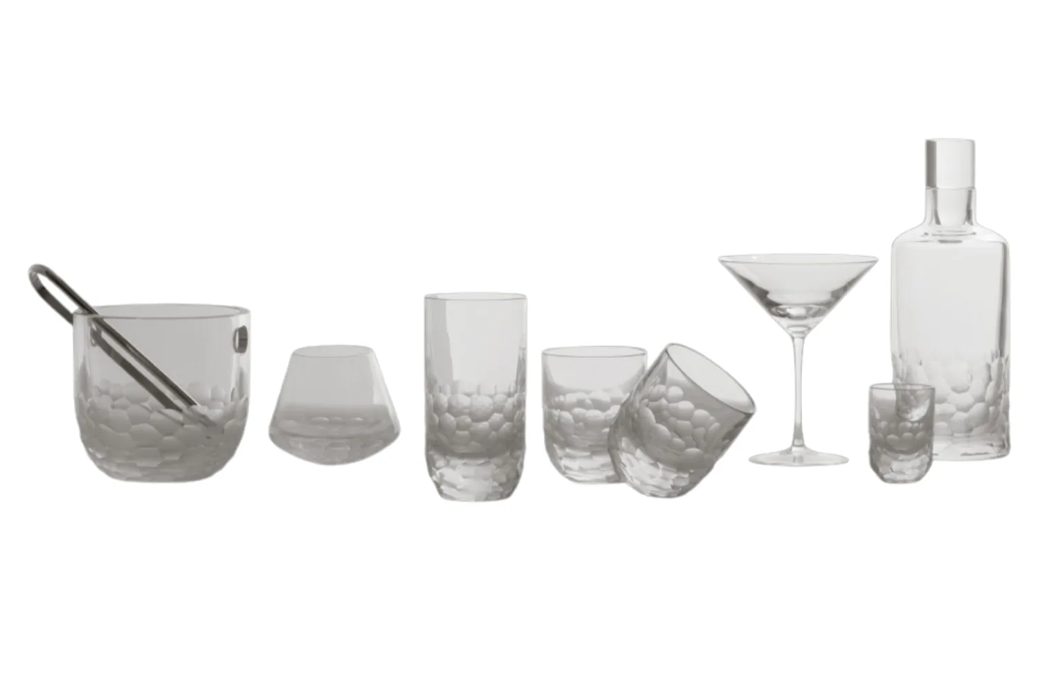 Conj. de Copos Crystal Stone 1