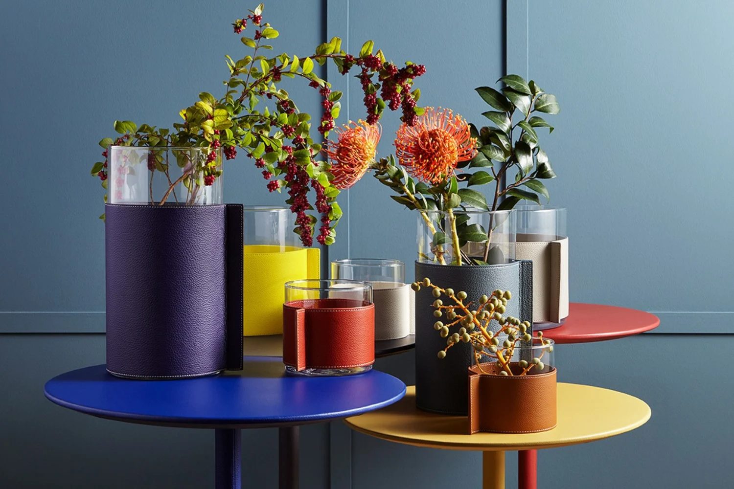 Vaso Leather Pot 3
