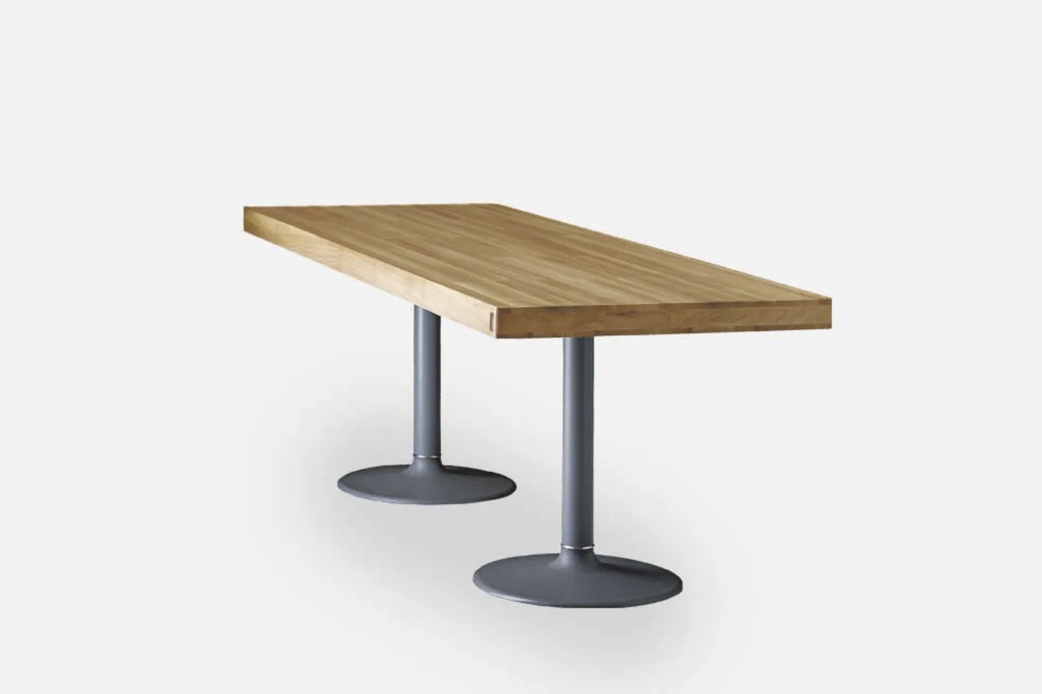 Mesa 11 Table Pieds Corolle, Plateau Bois 1