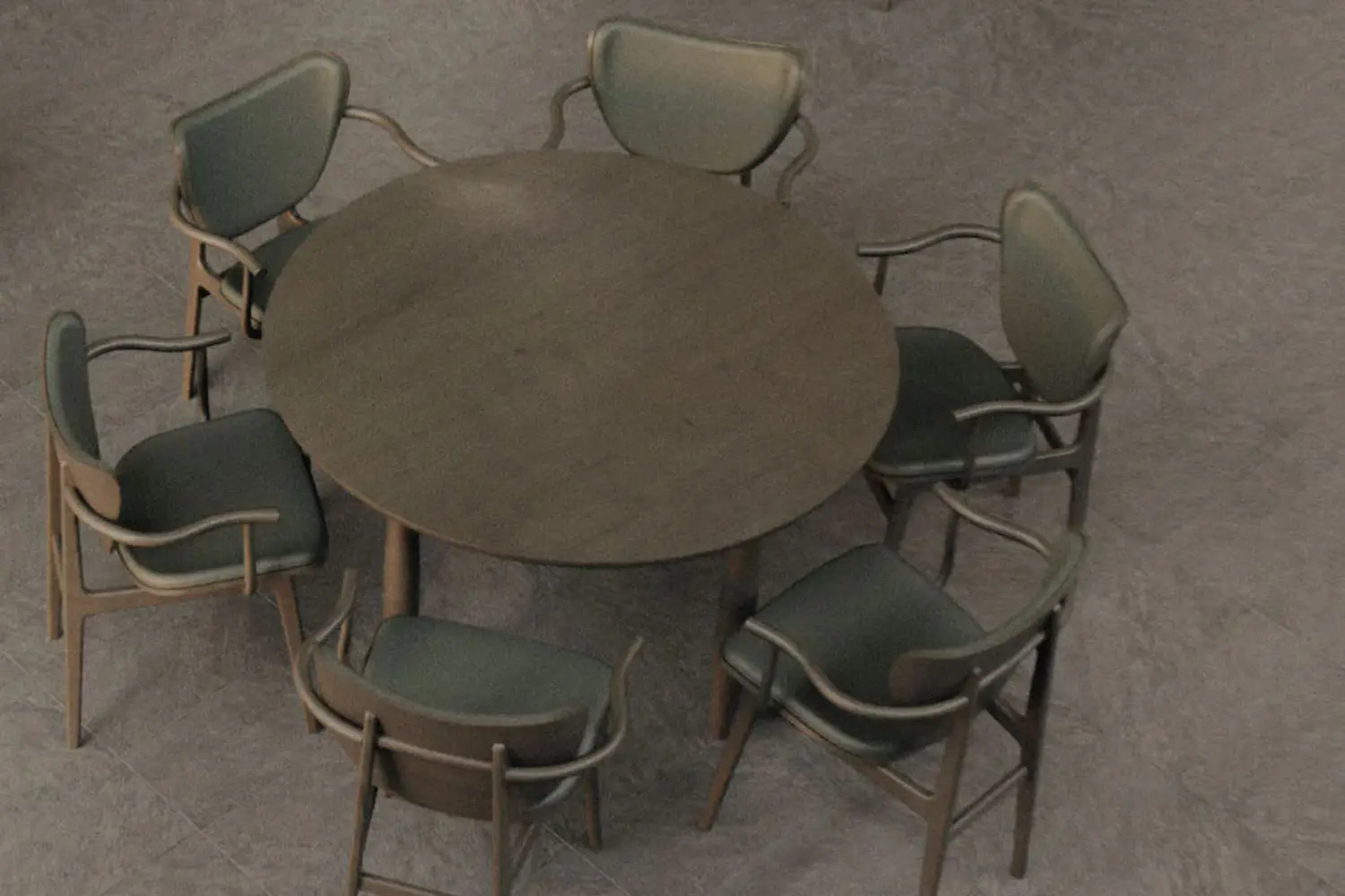 Mesa de jantar Oku Round (4)