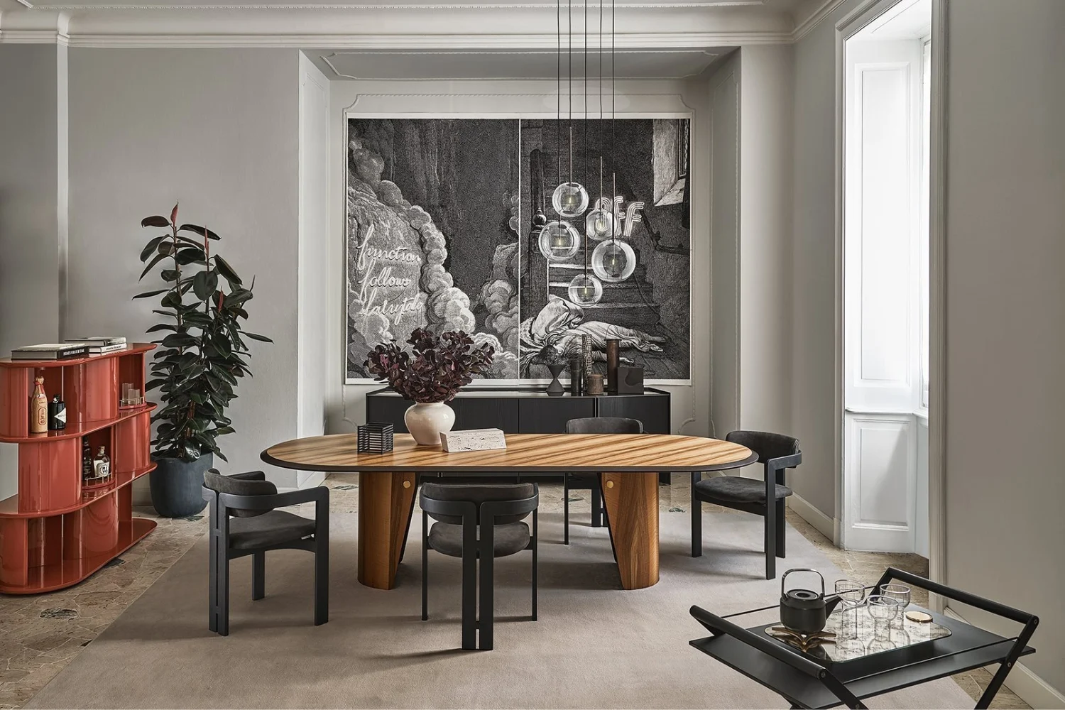 Mesa de Jantar Manto Oval 1