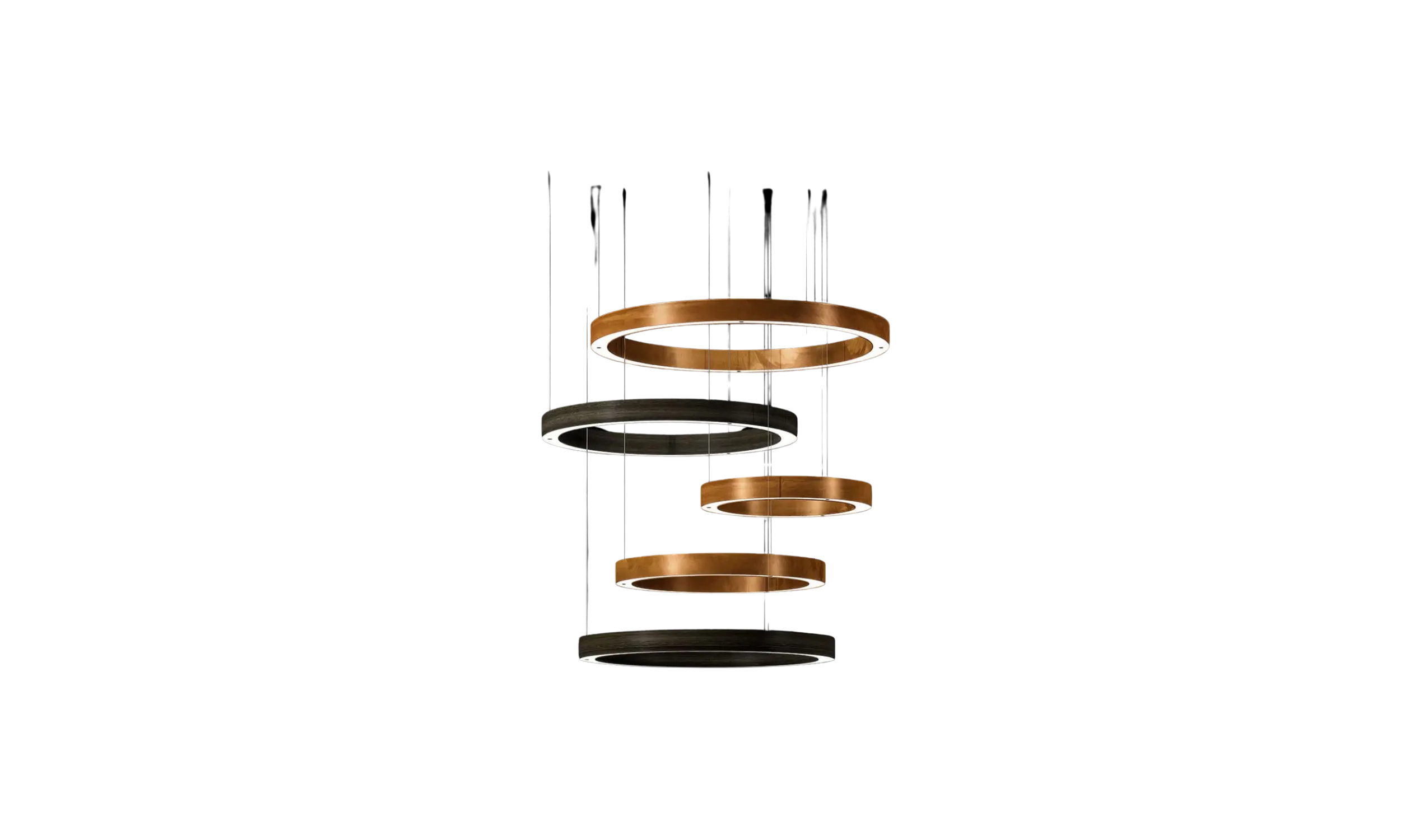 luminaria light 5 ring multimateric