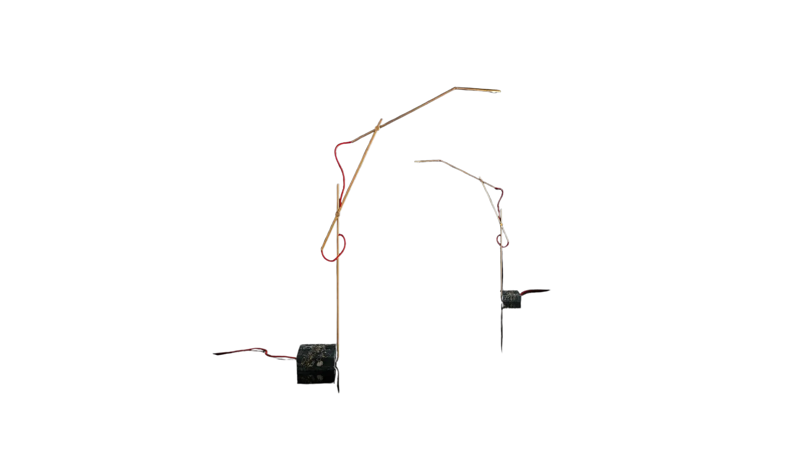 luminaria pipe floor