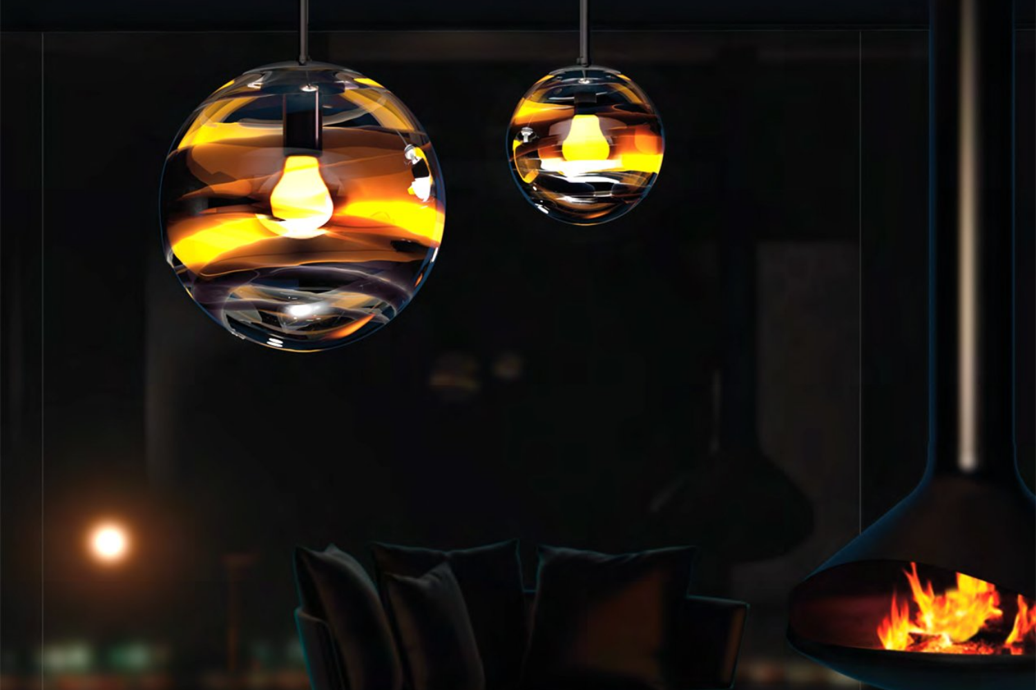 Luminária Suspensa Rotondo'