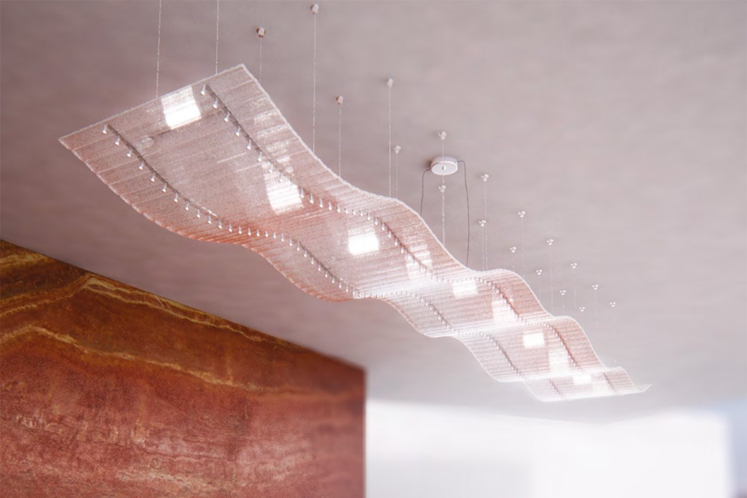 Luminária Suspensa Tappeto Volante'''