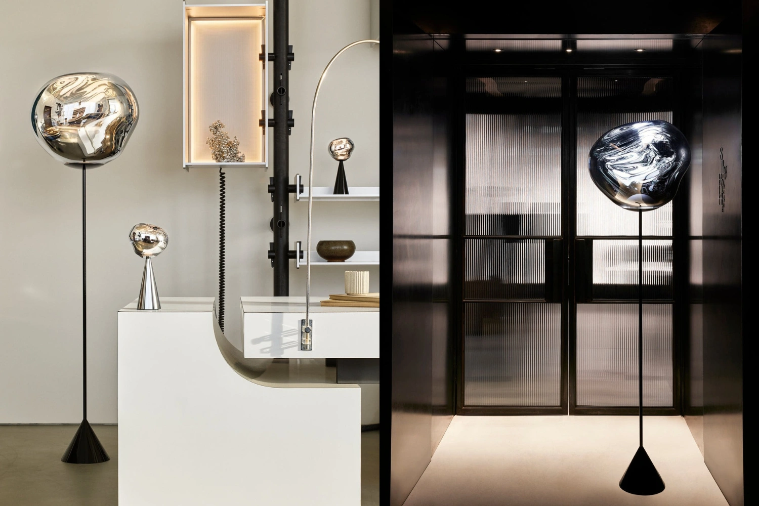 Luminária de Piso Melt Cone Slim 1