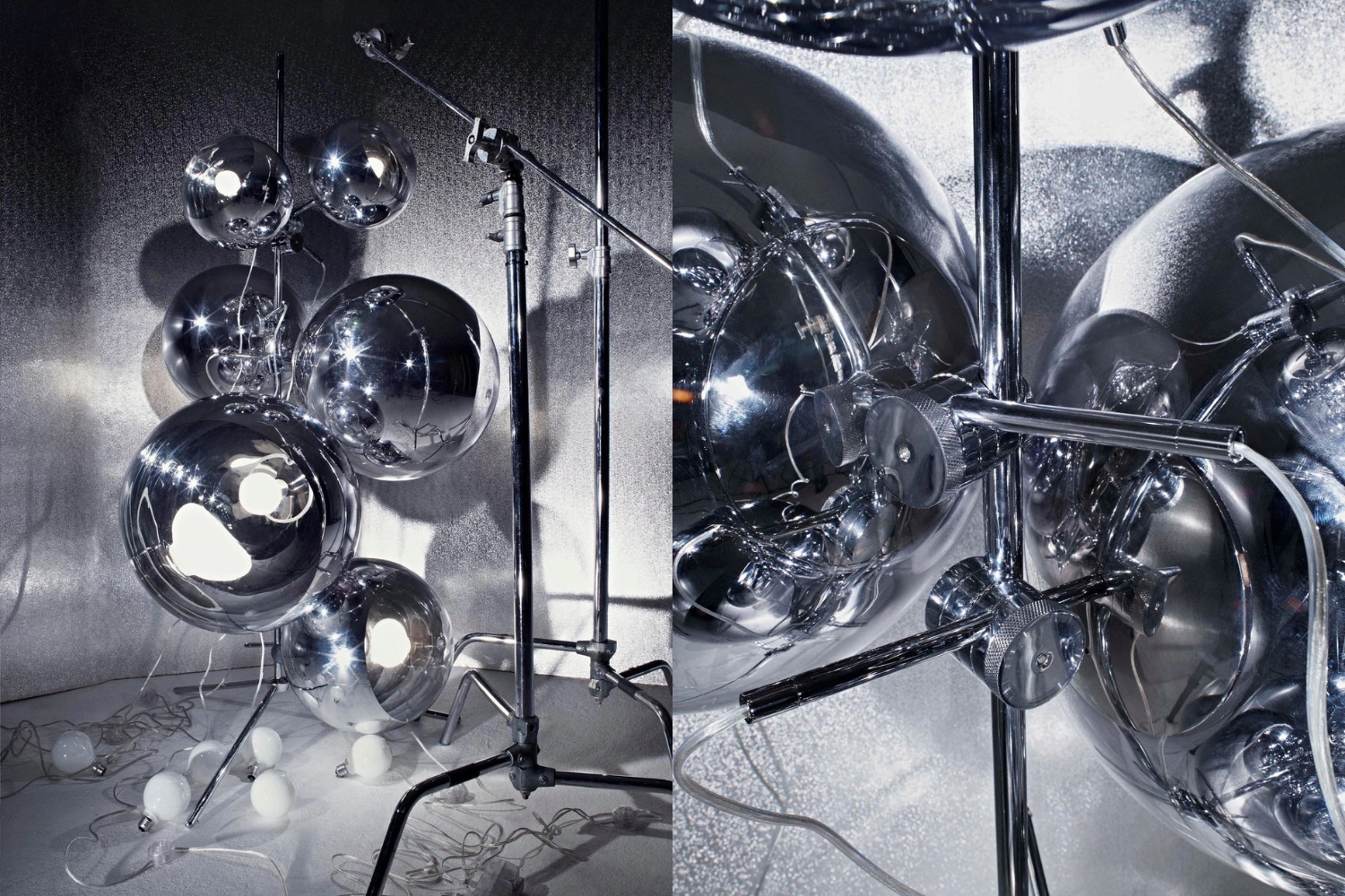 Luminária de Pisso Mirror Ball 1